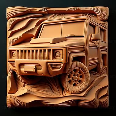 3D model Hummer H2 (STL)